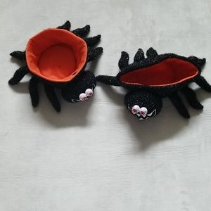 2 new spider candy holders
